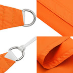 Parasole a Vela Oxford Rettangolare 2x2,5 m Arancione