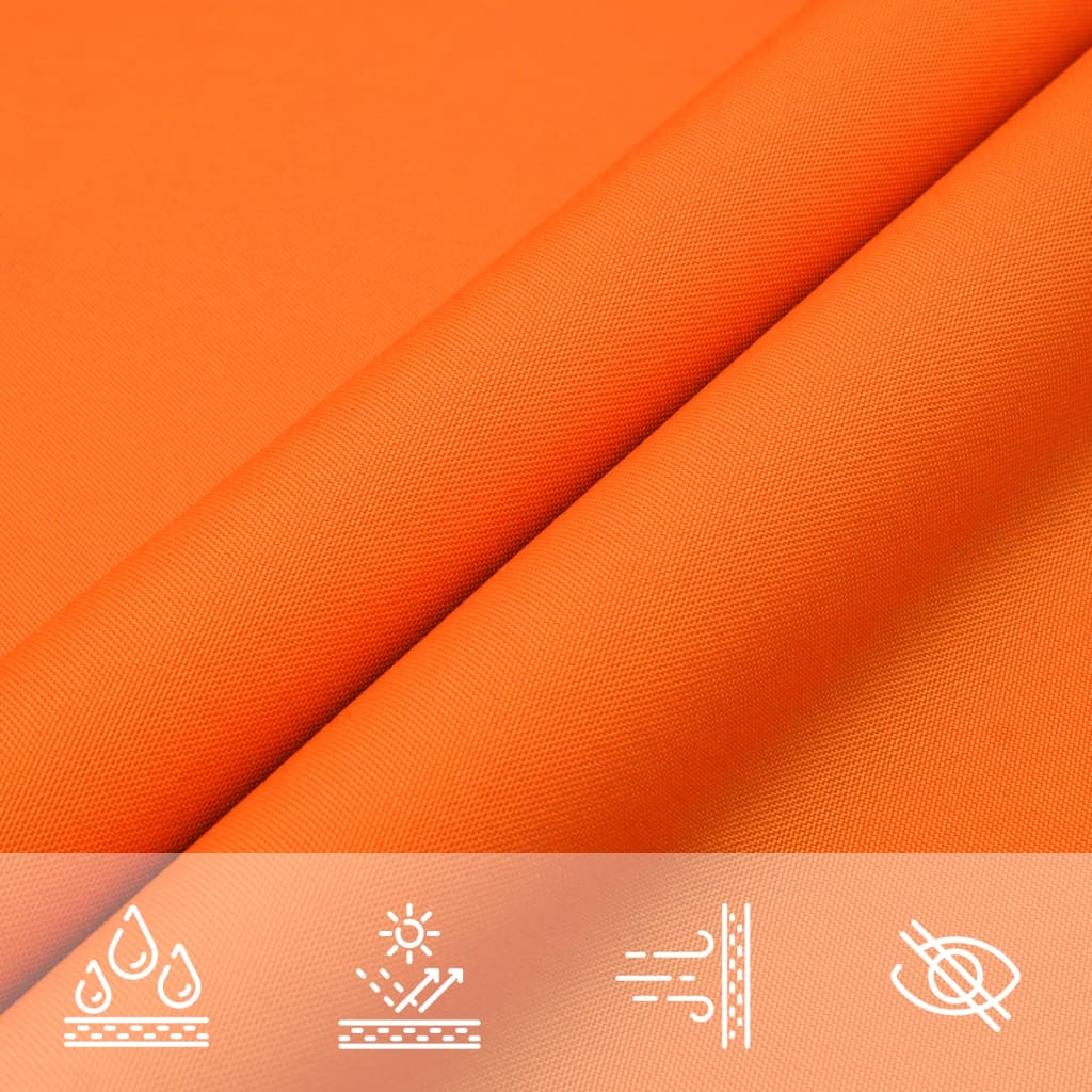 Parasole a Vela Oxford Rettangolare 2x2,5 m Arancione