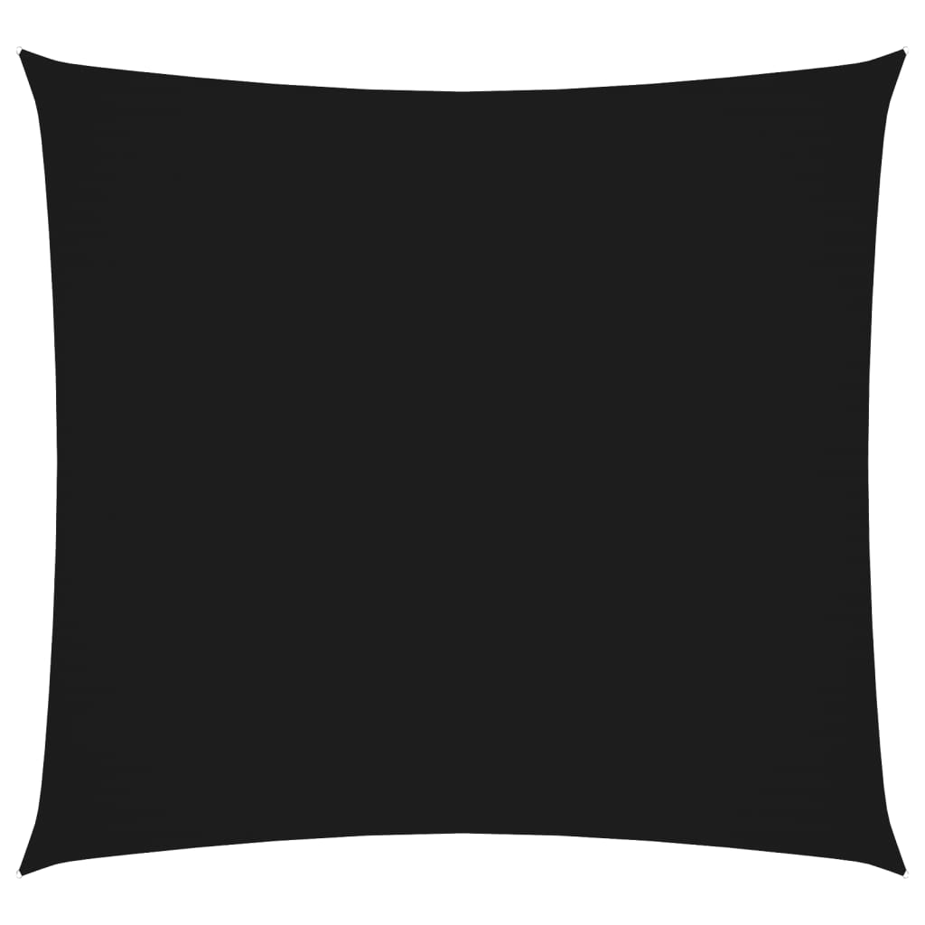 Parasole a Vela in Tela Oxford Quadrata 7x7 m Nero