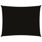 Parasole a Vela Oxford Rettangolare 2x3,5 m Nero