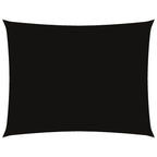 Parasole a Vela Oxford Rettangolare 3x6 m Nero