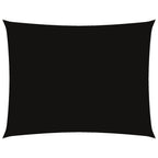 Parasole a Vela Oxford Rettangolare 6x8 m Nero