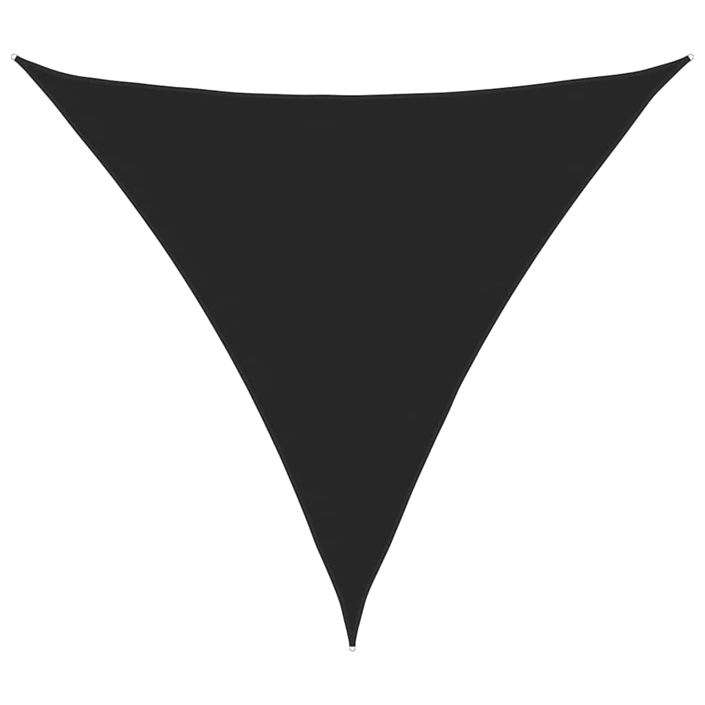 Parasole a Vela Triangolare Oxford 3,6x3,6x3,6 m Nero