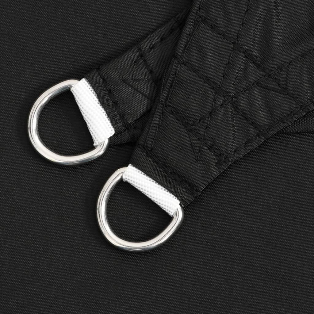 Parasole a Vela Oxford Triangolare 3x4x5 m Nero