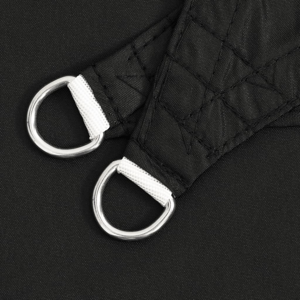 Parasole a Vela Triangolare Oxford 4x5x5 m Nero