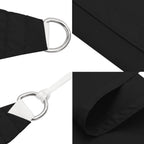 Parasole a Vela Triangolare Oxford 4x5x5 m Nero