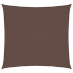 Vela Parasole in Tela Oxford Quadrata 2x2 m Marrone