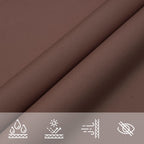 Parasole a Vela Oxford Rettangolare 3x4 m Marrone