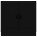 Libreria Nera 82,5x30,5x80 cm in Legno Multistrato