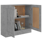 Libreria Grigio Cemento 82,5x30,5x80 cm in Legno Multistrato