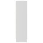 Libreria Bianca 82,5x30,5x115 cm in Legno Multistrato