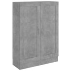 Libreria Grigio Cemento 82,5x30,5x115 cm in Legno Multistrato