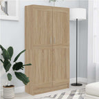 Libreria Rovere Sonoma 82,5x30,5x150 cm in Legno Multistrato