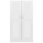 Libreria Bianco Lucido 82,5x30,5x150 cm in Legno Multistrato