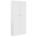 Libreria Bianca 82,5x30,5x185,5 cm in Legno Truciolato