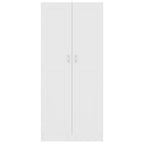 Libreria Bianca 82,5x30,5x185,5 cm in Legno Truciolato