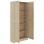 Libreria Rovere Sonoma 82,5x30,5x185,5 cm in Legno Multistrato