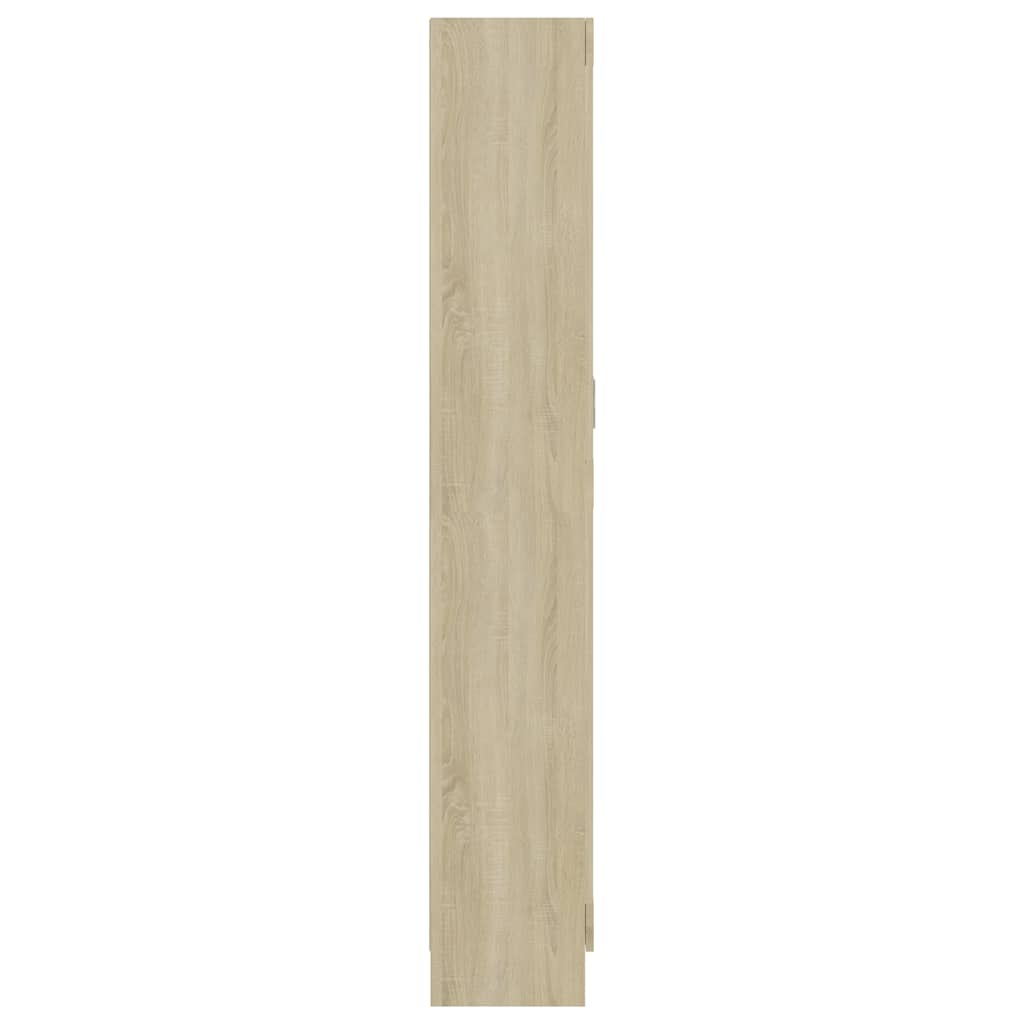 Libreria Rovere Sonoma 82,5x30,5x185,5 cm in Legno Multistrato