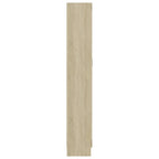Libreria Rovere Sonoma 82,5x30,5x185,5 cm in Legno Multistrato