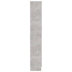 Libreria Grigio Cemento 82,5x30,5x185,5 cm in Legno Multistrato