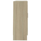 Vetrina Rovere Sonoma 82,5x30,5x80 cm in Legno Multistrato
