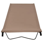 Lettini Campeggio 2pz 180x60x19cm Tessuto Oxford Acciaio Talpa