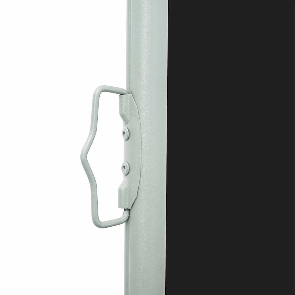 Tenda Laterale Retrattile per Patio 600x160 cm Nera