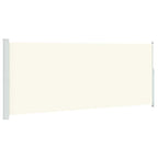 Tenda Laterale Retrattile per Patio 200x500 cm Crema