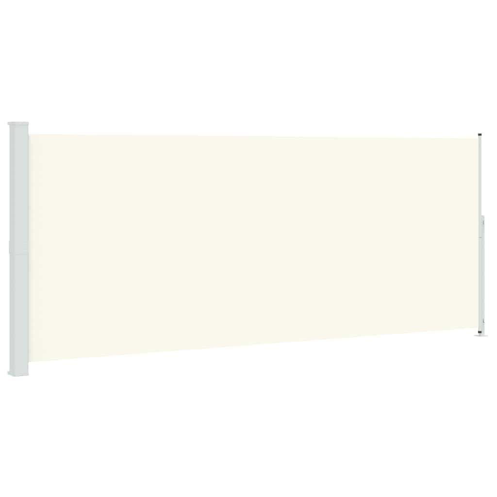 Tenda Laterale Retrattile per Patio 200x500 cm Crema