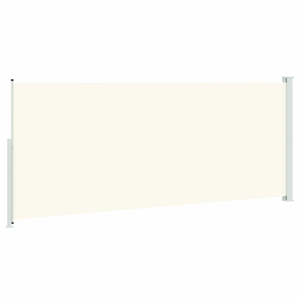 Tenda Laterale Retrattile per Patio 200x500 cm Crema