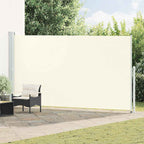 Tenda Laterale Retrattile per Patio 200x500 cm Crema