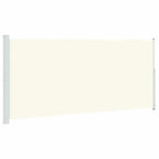 Tenda Laterale Retrattile per Patio 220x500 cm Crema