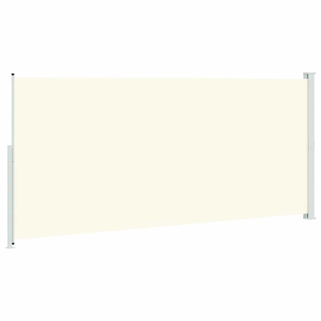 Tenda Laterale Retrattile per Patio 220x500 cm Crema