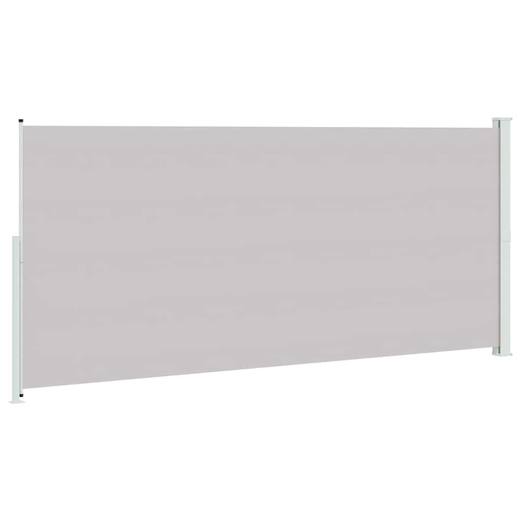 Tenda Laterale Retrattile per Patio 220x500 cm Grigia