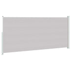 Tenda Laterale Retrattile per Patio 220x500 cm Grigia