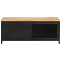 Tavolino da Salotto 90x50x37 cm Legno Massello di Mango Grezzo