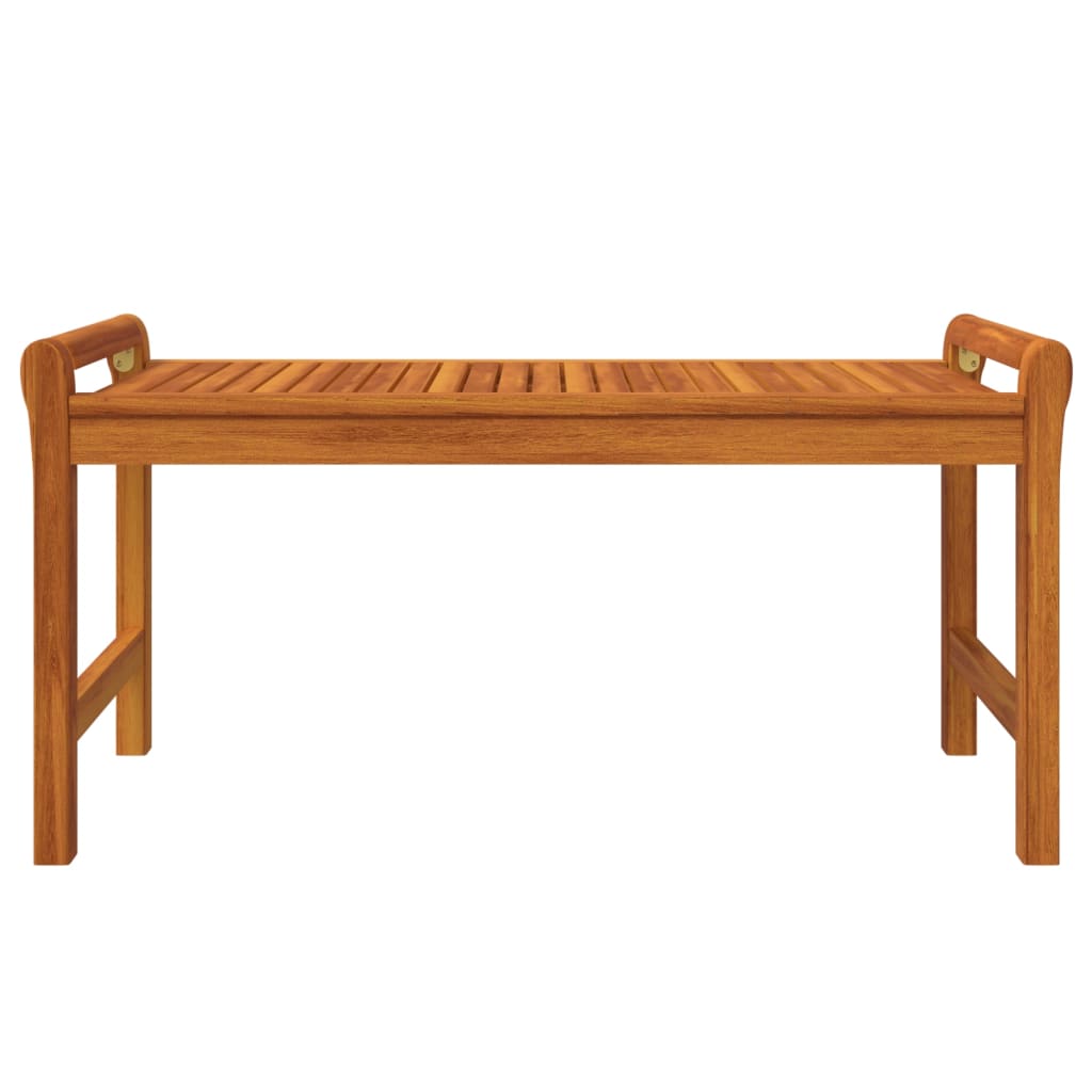 Tavolino da Salotto 100x50x50 cm in Legno Massello di Acacia