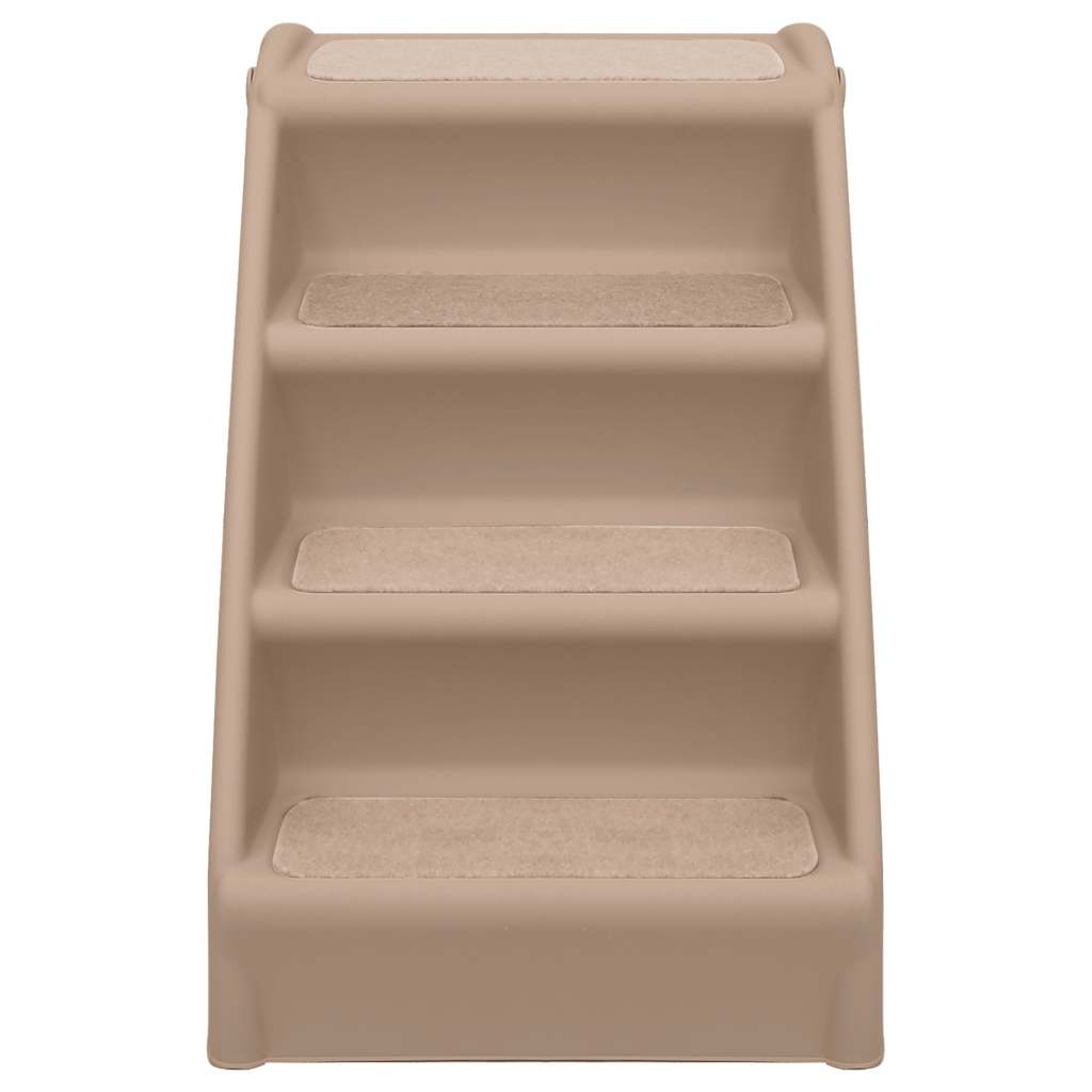 Scala Pieghevole per Cani Marrone 62x40x49,5 cm