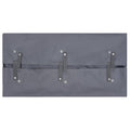 Telo per Carrello da Giardino Grigio Scuro 81x41x40 cm Tessuto