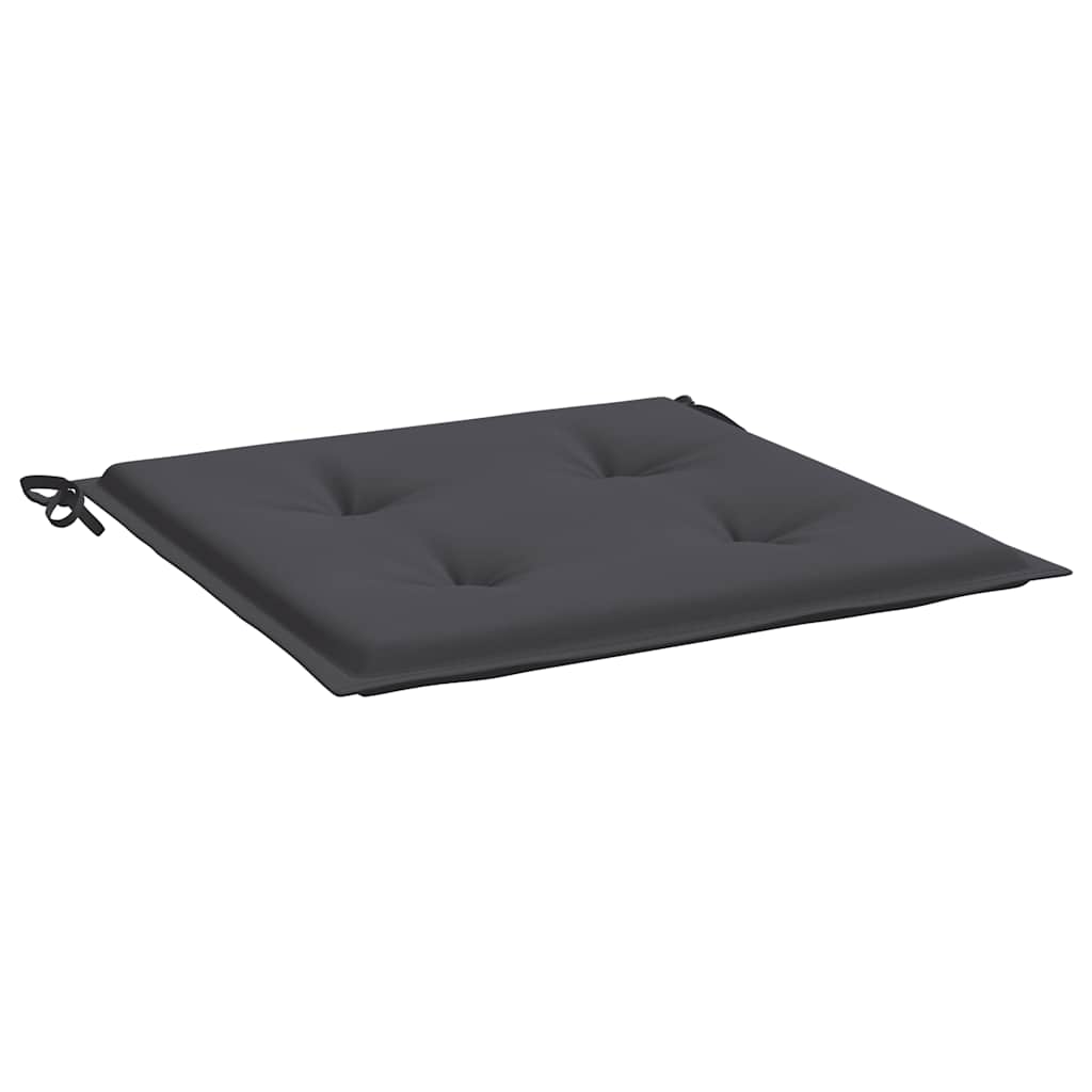 Cuscini per Sedia 2 pz Antracite 40x40x4 cm in Tessuto Oxford