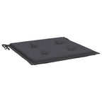 Cuscini per Sedia 2 pz Antracite 40x40x4 cm in Tessuto Oxford