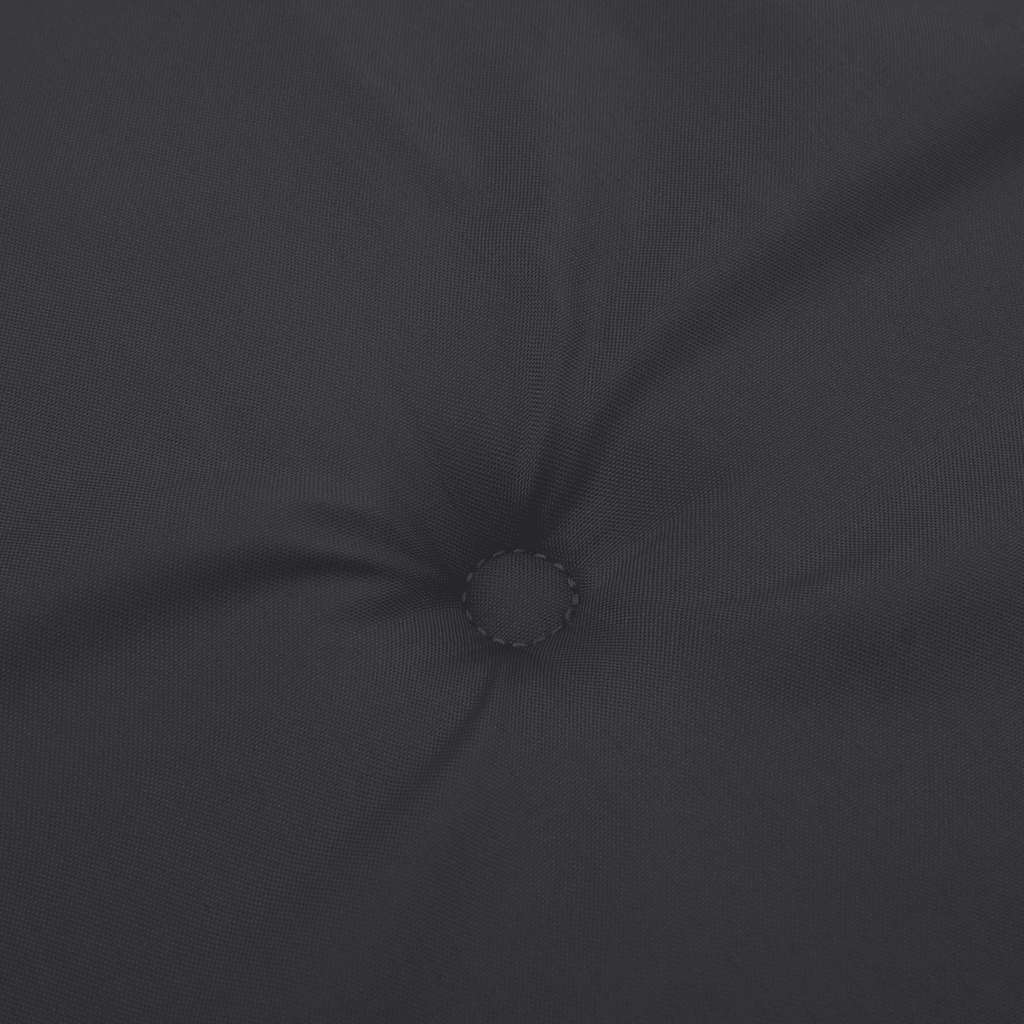 Cuscini per Sedia 6 pz Neri 40x40x4 cm in Tessuto Oxford