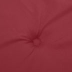 Cuscino per Panca Rosso Vino 120x50x4 cm in Tessuto Oxford