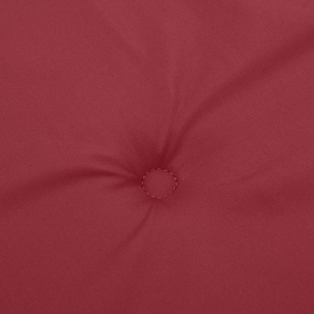 Cuscino per Panca Rosso Vino 120x50x4 cm in Tessuto Oxford