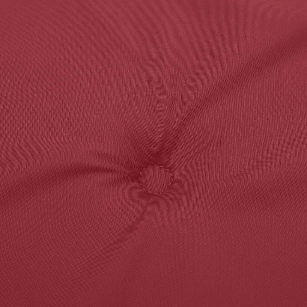 Cuscino per Panca Rosso Vino 200x50x4 cm in Tessuto Oxford
