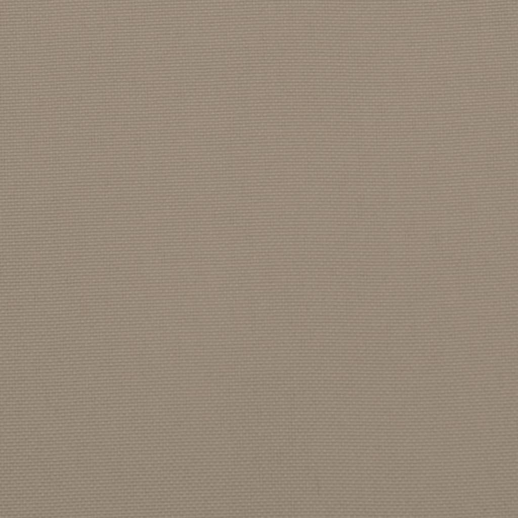 Cuscini per Sedie Alte 6 pz Tortora 120x50x3 cm in Tessuto