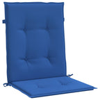 Cuscini per Sedia 4 pz Blu Reale 100x50x3 cm in Tessuto Oxford