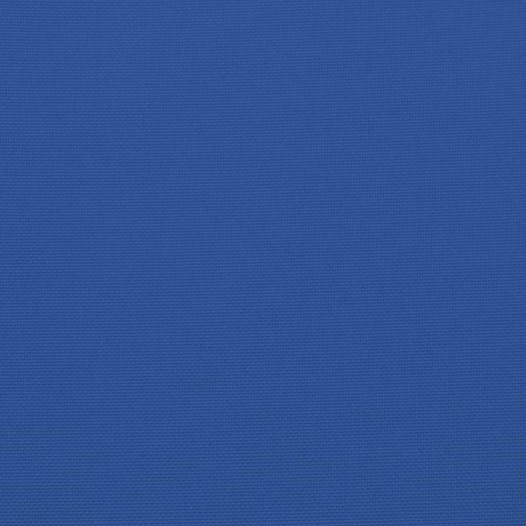 Cuscini per Sedia 4 pz Blu Reale 100x50x3 cm in Tessuto Oxford