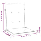 Cuscini per Sedia 4 pz Blu Reale 100x50x3 cm in Tessuto Oxford