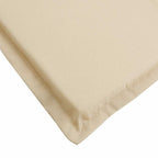 Cuscino per Lettino Beige 186x58x4 cm in Tessuto Oxford